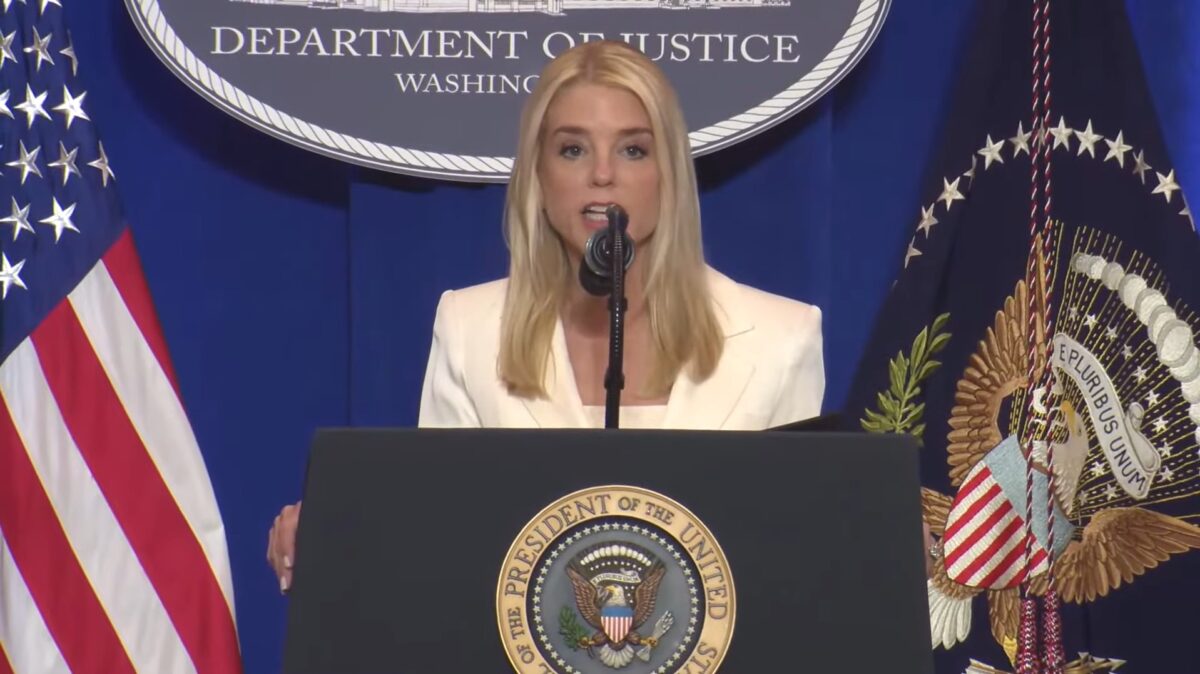 Pam Bondi Blank Meme Template