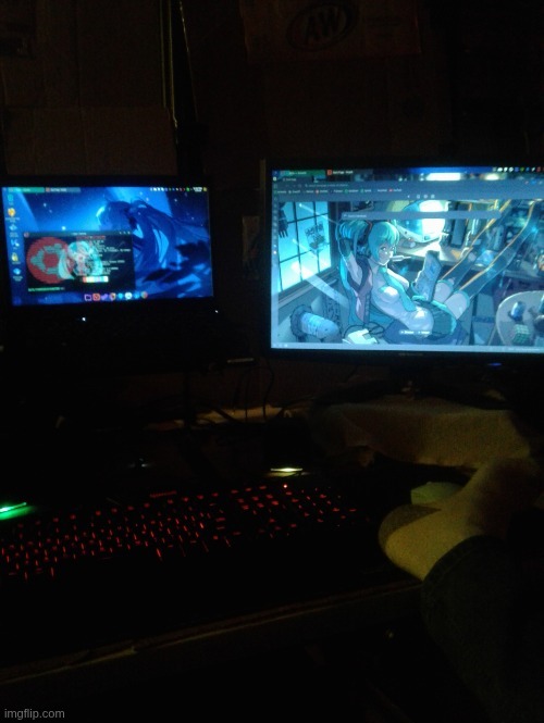 How's my PC setup/foot reveal? | made w/ Imgflip meme maker