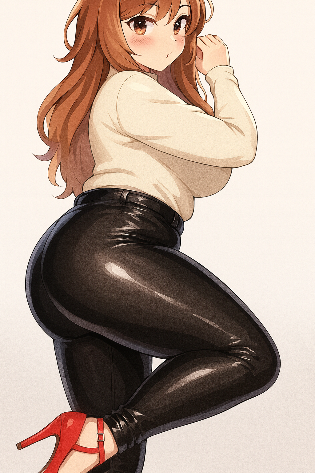 Sexy Anime Woman Blank Meme Template