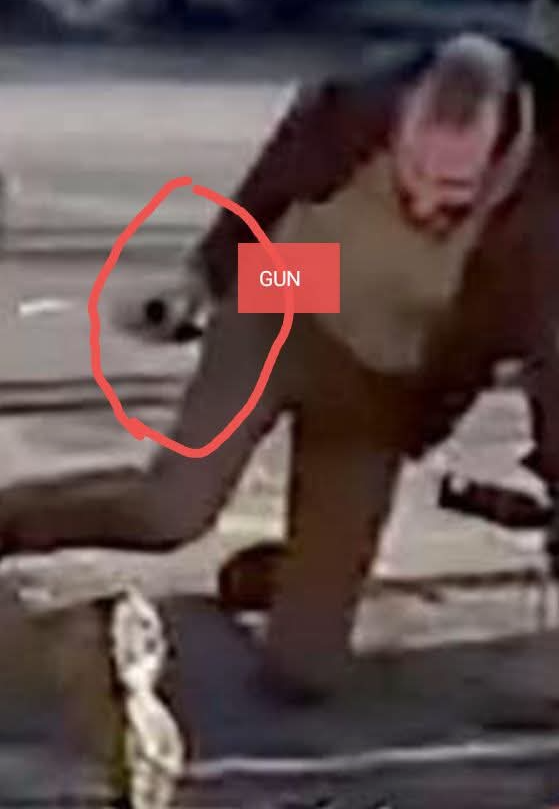 Alex Pretti armed Blank Meme Template