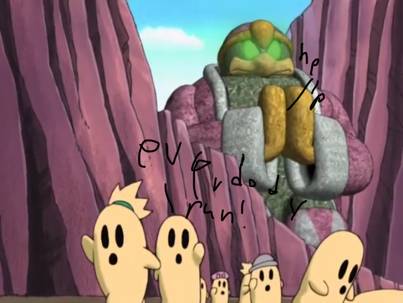 The faint Dedede stone Blank Meme Template