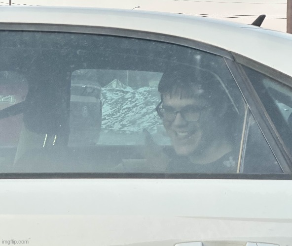 In my friend's car | made w/ Imgflip meme maker