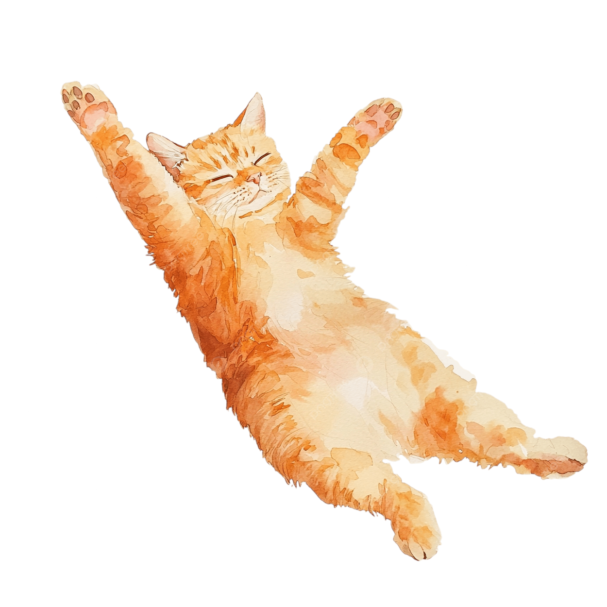 High Quality floaty cat! Blank Meme Template