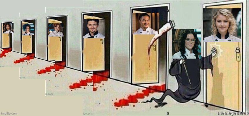 Grim Reaper Knocking on Door Extended | image tagged in grim reaper knocking on door extended | made w/ Imgflip meme maker