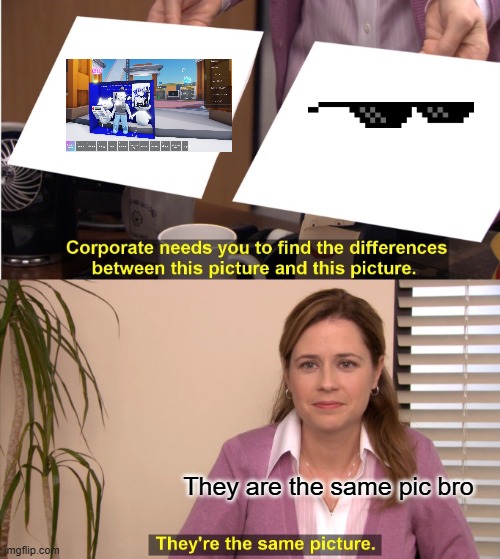 Its the same pic bro meme | They are the same pic bro | image tagged in memes,they're the same picture | made w/ Imgflip meme maker