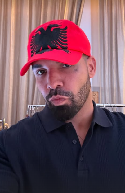 Drake Albania Hat Blank Meme Template