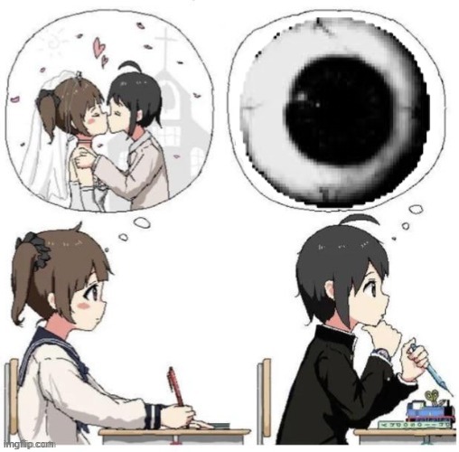 Girls Thoughts Vs Boys Thoughts | image tagged in girls thoughts vs boys thoughts | made w/ Imgflip meme maker