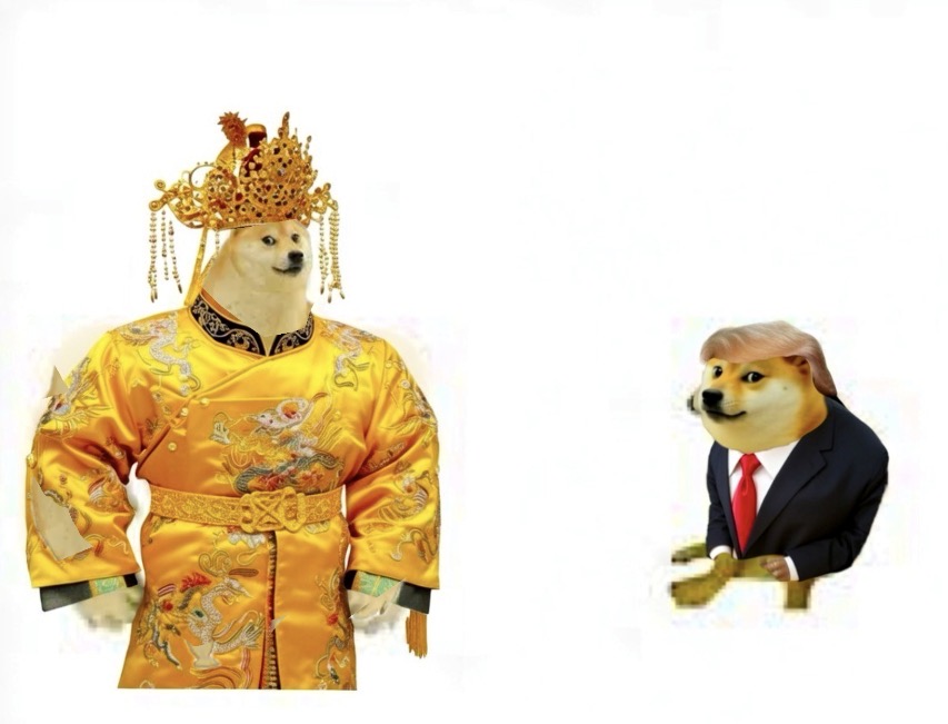 emperor swole vs god emperor cheems Blank Meme Template