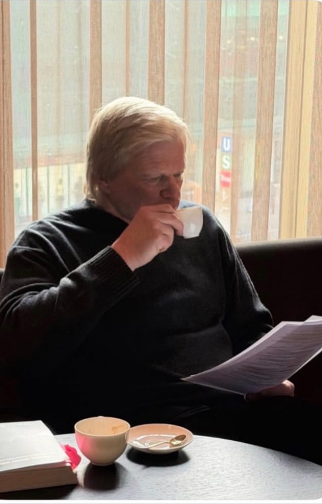 Oliver Kahn drinking espresso Blank Meme Template