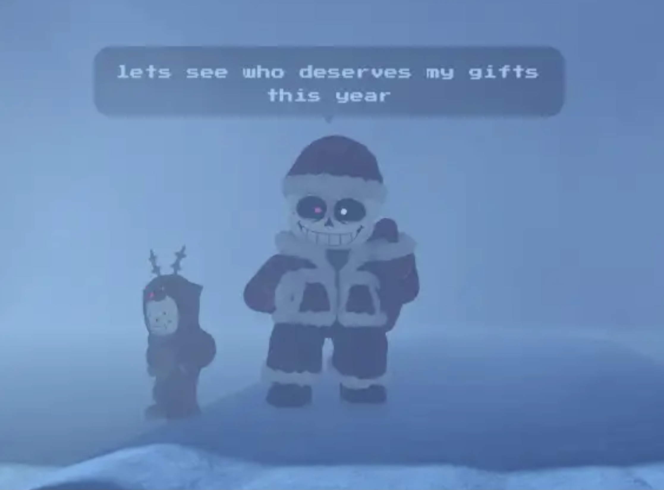 Lets_see_who_deserves_my_gifts_this_year Blank Meme Template