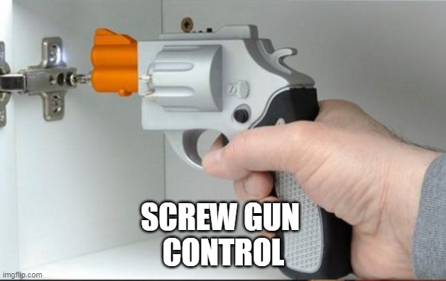 SCREW GUN 
CONTROL | made w/ Imgflip meme maker