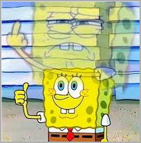 Sponge Bob Middle Finger Blank Meme Template