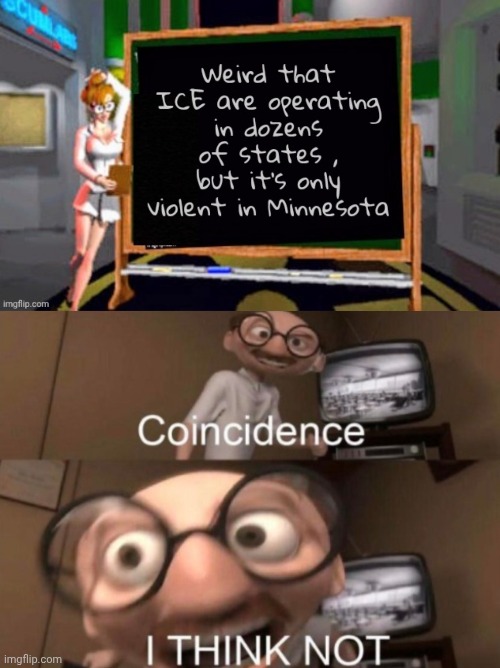 image tagged in coincidence i think not | made w/ Imgflip meme maker