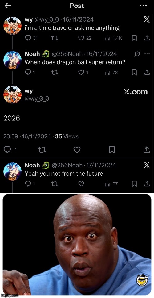 image tagged in time traveler | made w/ Imgflip meme maker