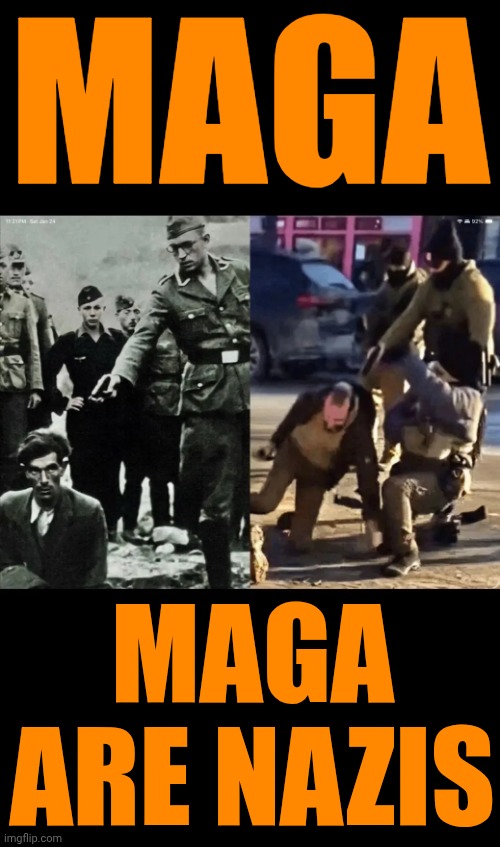 REPUBLICANS Brought Nazism Upon Us.  Don't Pretend U Didn't Know U R A Nazi When U've Supported ALL Of Trump's CRIMES From Day 1 | MAGA; MAGA ARE NAZIS | image tagged in memes,maga,nazis,impeach trump,conservative hypocrisy,lock him up | made w/ Imgflip meme maker