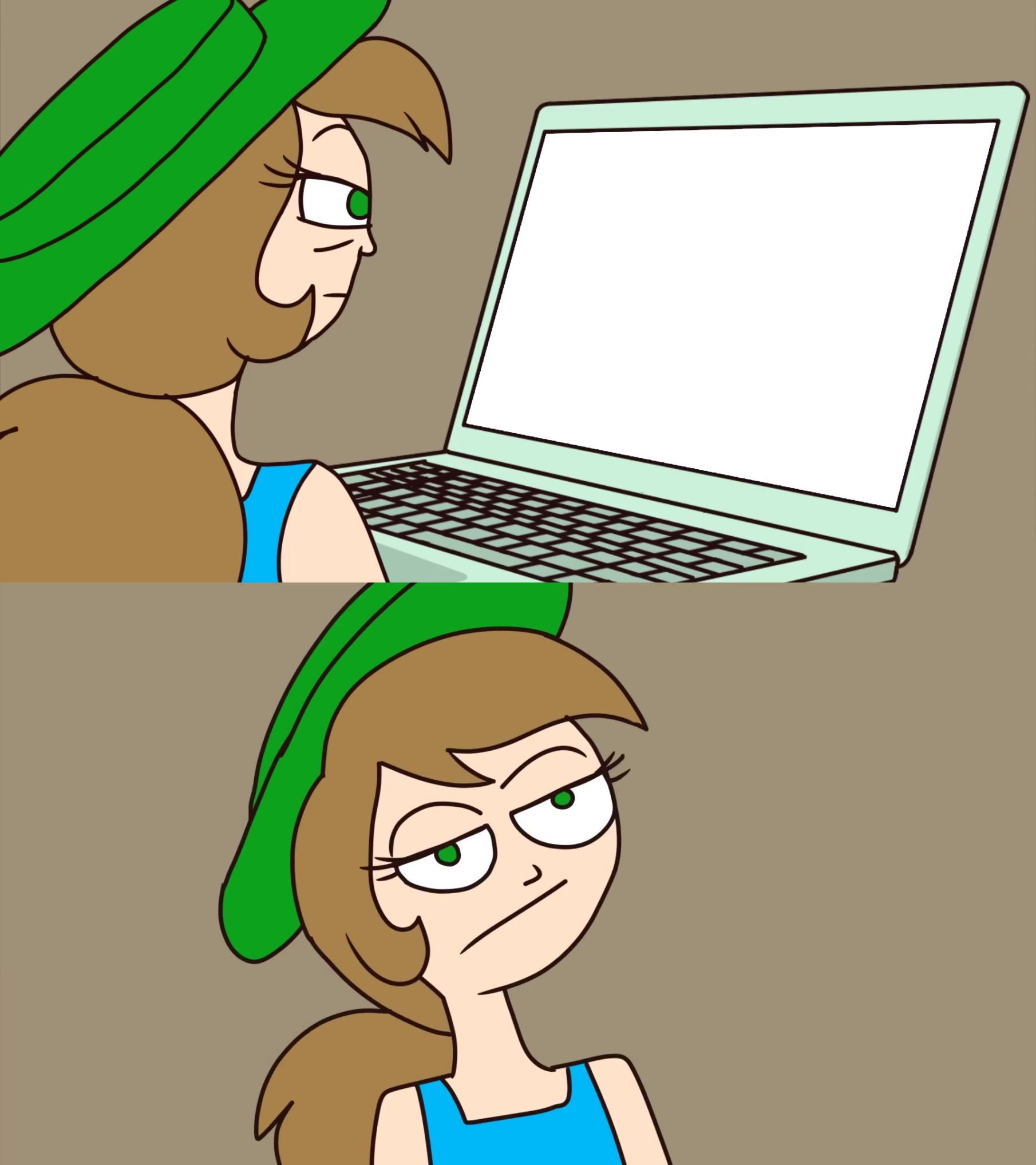 Kropka308 Unamused Face Blank Meme Template