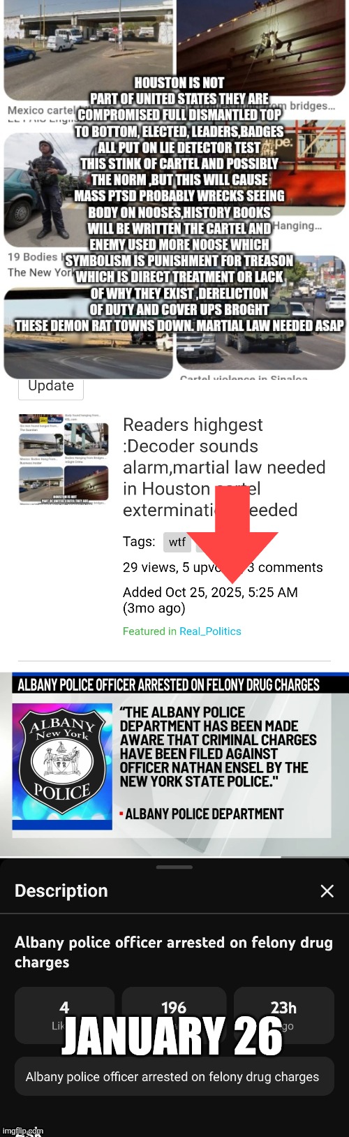 AMERICA drug problem came from our own govt, lie detector test every sob is only way | JANUARY 26 | image tagged in cocksuckers,dirty | made w/ Imgflip meme maker