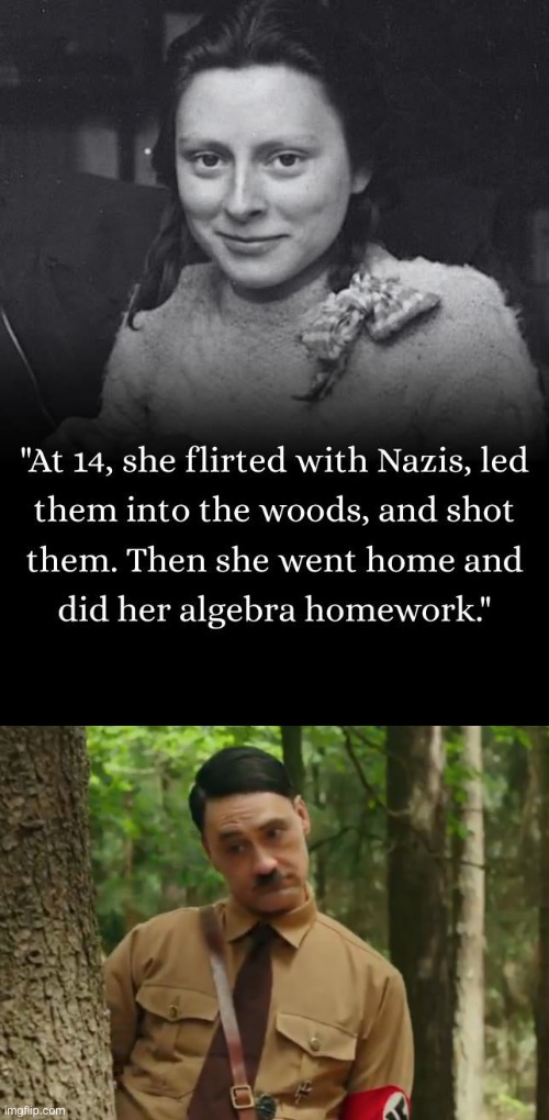 Dutch Girl | image tagged in sad nazi,dutch,wwii,resistance,killer,homework | made w/ Imgflip meme maker