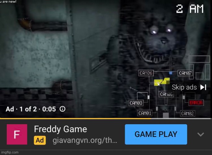 fucked up in the crib playing freddy game | made w/ Imgflip meme maker