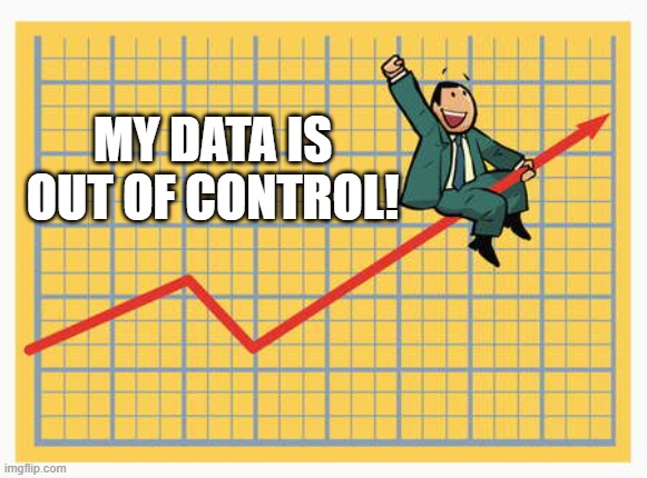My Data is Out of Control | MY DATA IS
OUT OF CONTROL! | image tagged in man riding arrow,control chart,forensic chem | made w/ Imgflip meme maker