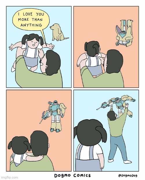 Transformer | image tagged in betrayal,daughter,father,transformers,comics,comics/cartoons | made w/ Imgflip meme maker