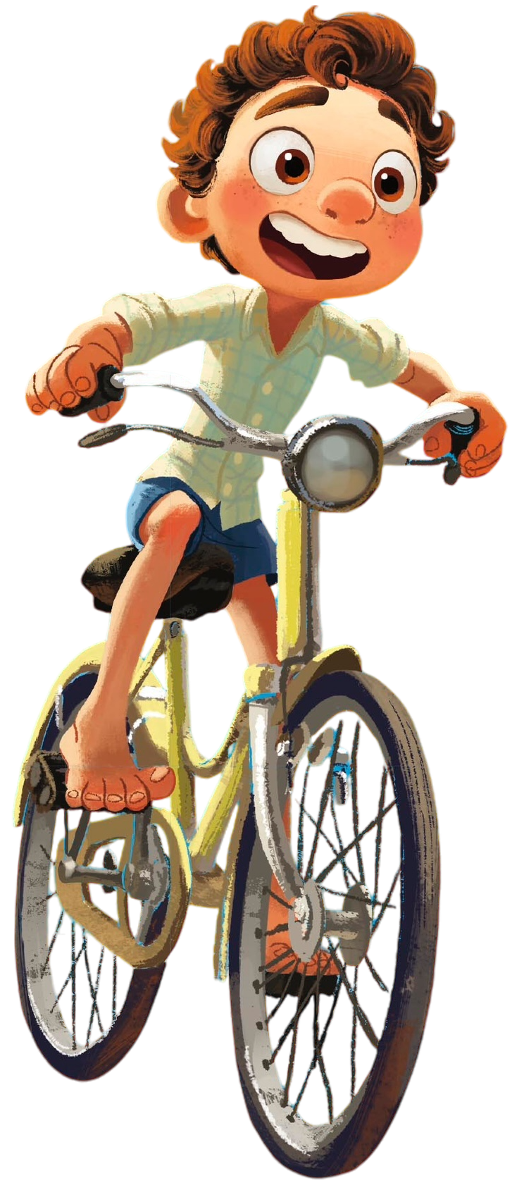 Luca Paguro Riding on a Ride Blank Meme Template