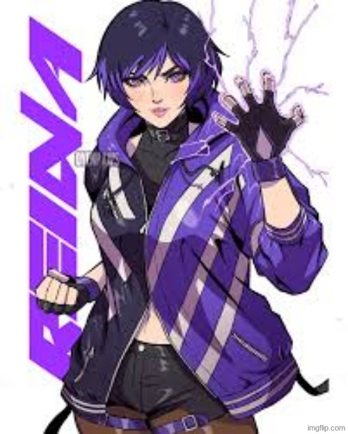 Hear me out on Reina from Tekken. | made w/ Imgflip meme maker