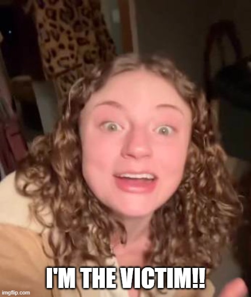 Doordash girl | I'M THE VICTIM!! | image tagged in doordash,tiktok | made w/ Imgflip meme maker