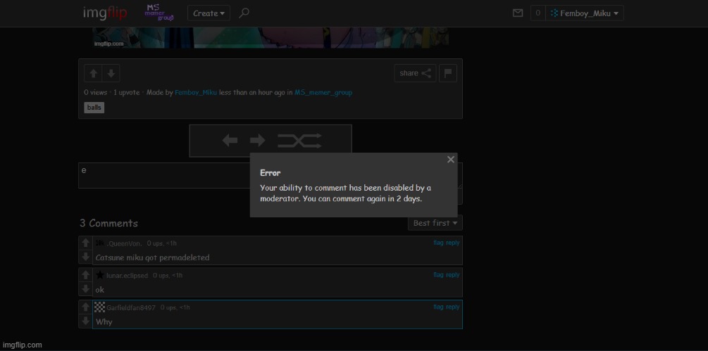 to everyone asking why i cant comment for a bit | made w/ Imgflip meme maker