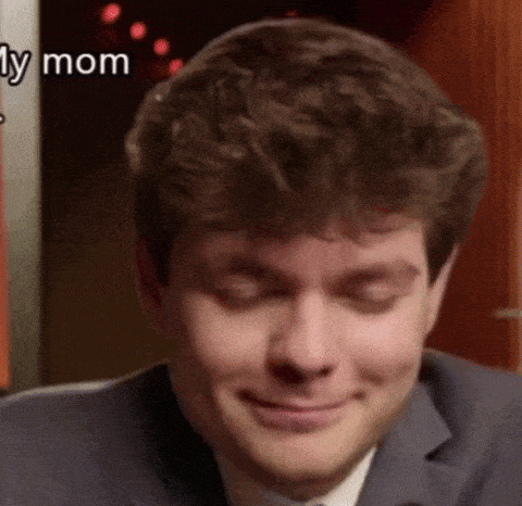 Nick fuentes trying not to laugh Blank Meme Template
