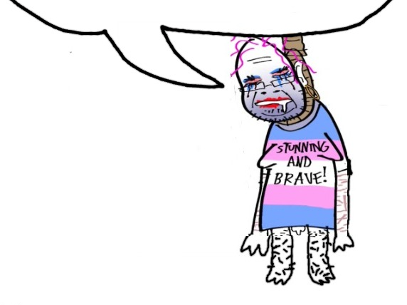 Wojak suicide (speech bubble) Blank Meme Template