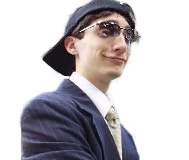 Toby Fox with Sunglass Blank Meme Template