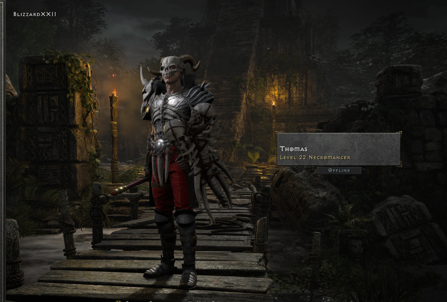 Necromancer build Blank Meme Template