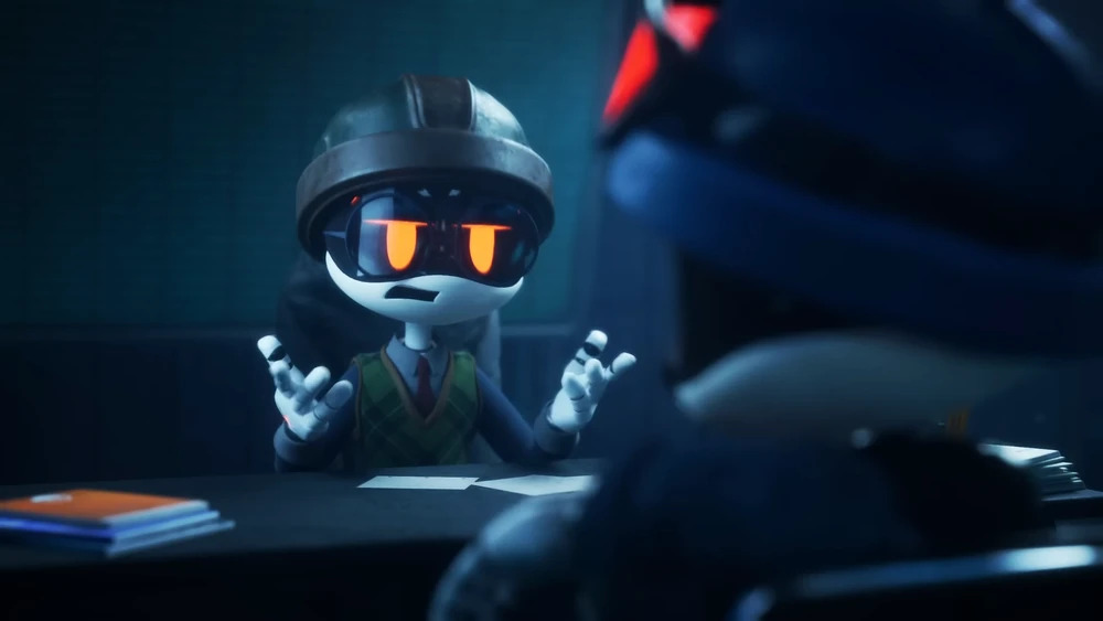 Murder Drones Teacher 1 Blank Meme Template