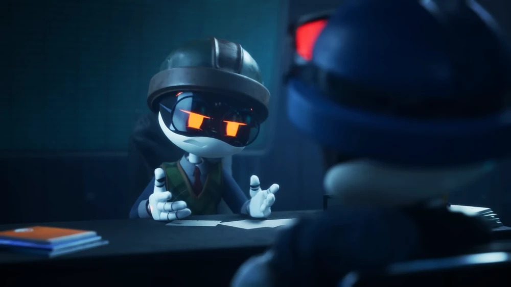 Murder Drones Teacher 2 Blank Meme Template