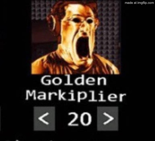 Golden Markiplier | image tagged in golden markiplier | made w/ Imgflip meme maker