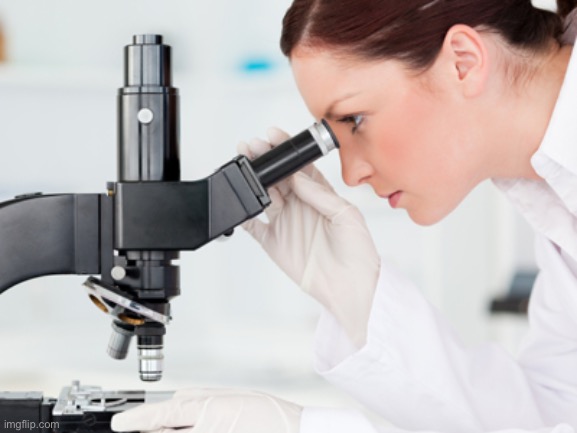 image tagged in scientist microscope | made w/ Imgflip meme maker