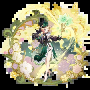 Emilie genshin Blank Meme Template