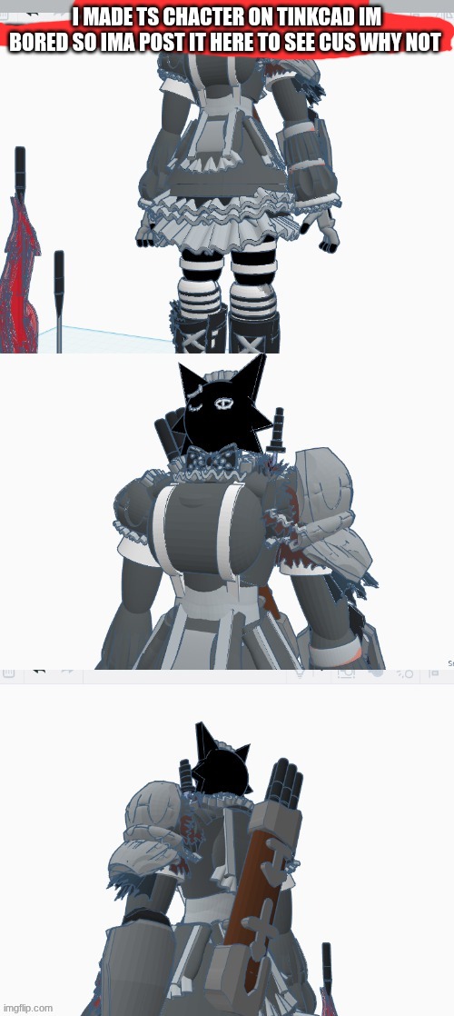 buh ? | I MADE TS CHACTER ON TINKCAD IM BORED SO IMA POST IT HERE TO SEE CUS WHY NOT | image tagged in smash or pass,msmg | made w/ Imgflip meme maker