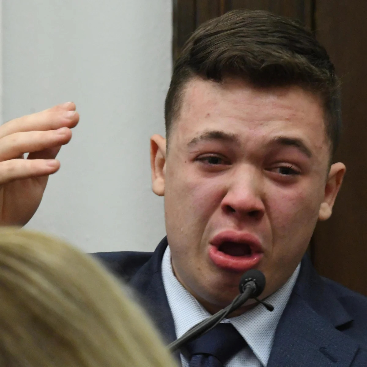 Kyle Rittenhouse Crying Blank Meme Template