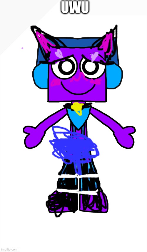 Spliff is a Femboy | UWU | image tagged in femboy,spliff,uwu,drawing | made w/ Imgflip meme maker