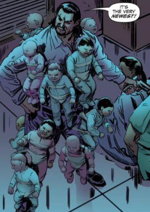 Surrounded by babies Blank Meme Template