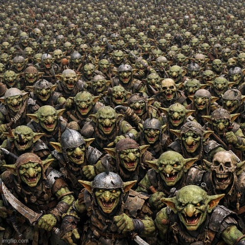 show an image of the most cursed goblin in the crowd here | made w/ Imgflip meme maker