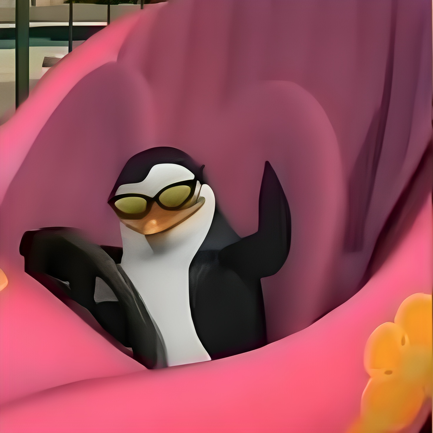 Madgascar Penguin Blank Meme Template
