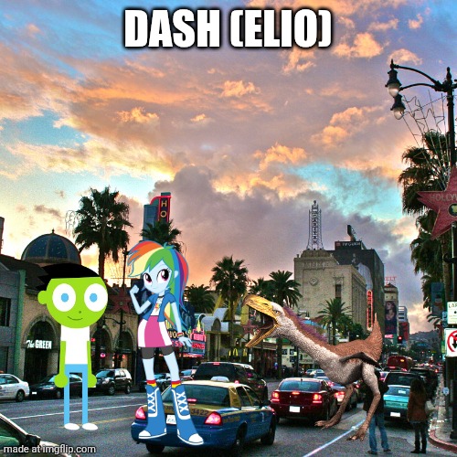 Dash (Elio) | DASH (ELIO) | image tagged in los angeles,deviantart,pbs kids,pbs,disney,crossover | made w/ Imgflip meme maker