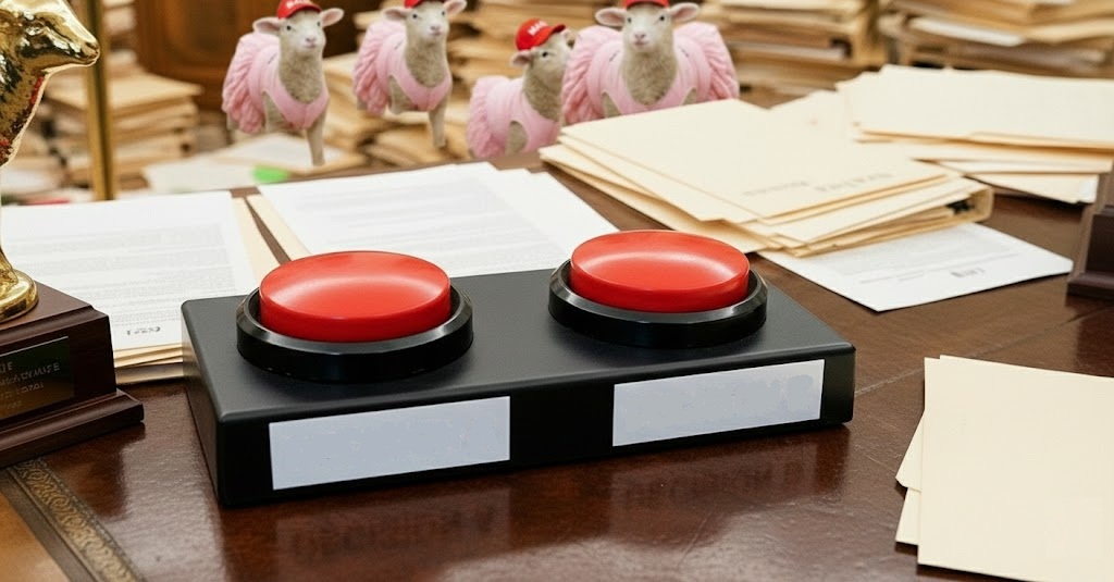 TWO BUTTONS! Blank Meme Template