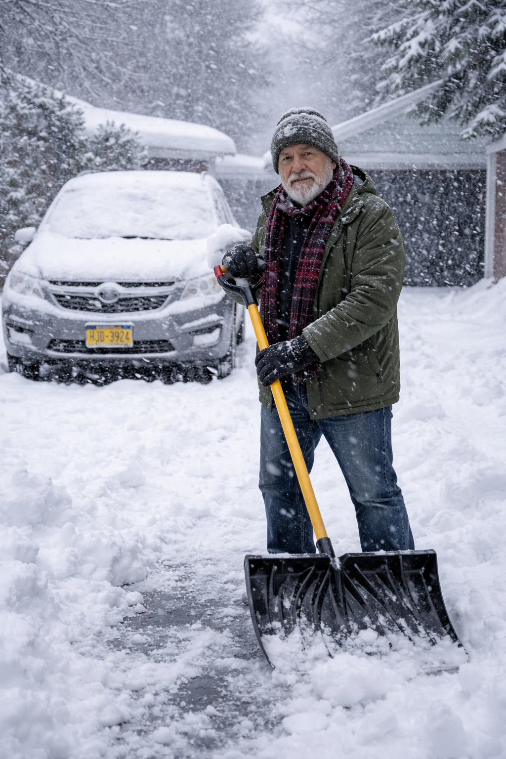 Shovel snow Blank Meme Template