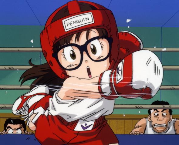 Arale boxe Blank Meme Template