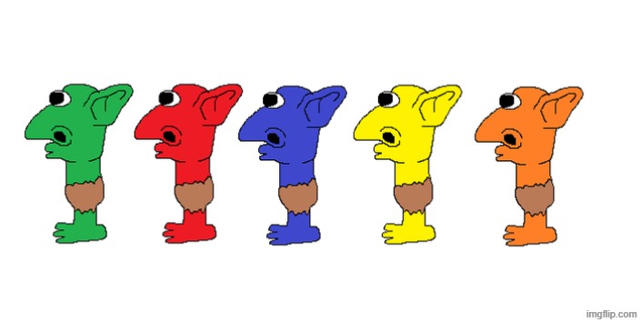 colorful goblins | made w/ Imgflip meme maker