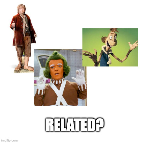 dajf;kls | RELATED? | image tagged in blank white template | made w/ Imgflip meme maker